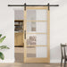 Ușă glisantă ORKDAL Natural și Negru 93 x 202 cm - WALTI WALTI