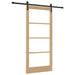 Ușă glisantă ORKDAL Natural și Negru 93 x 202 cm - WALTI WALTI