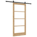 Ușă glisantă ORKDAL Natural și Negru 93 x 202 cm - WALTI WALTI