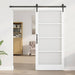 Ușă glisantă ORKDAL Alb și negru 93 x 202 cm - WALTI WALTI