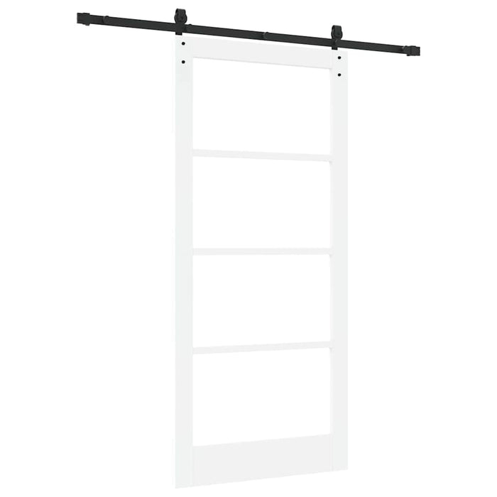 Ușă glisantă ORKDAL Alb și negru 93 x 202 cm - WALTI WALTI