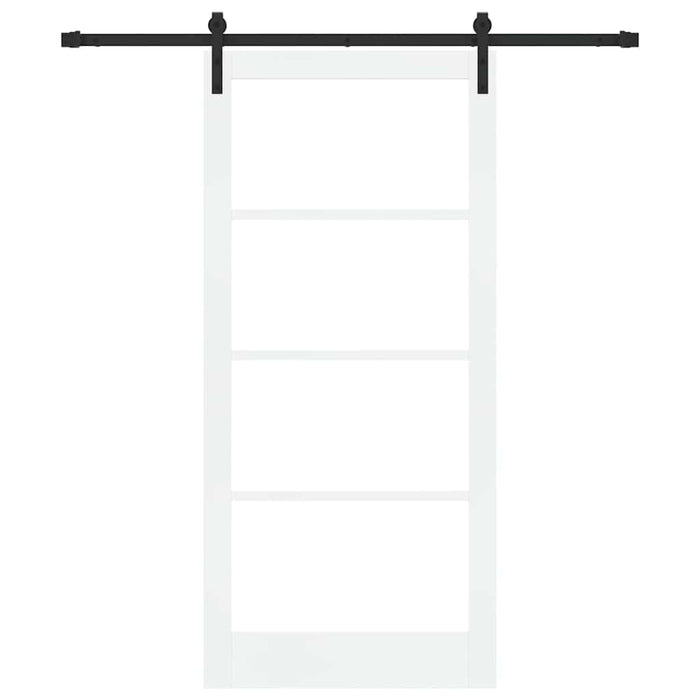 Ușă glisantă ORKDAL Alb și negru 93 x 202 cm - WALTI WALTI