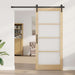 Ușă glisantă ORKDAL Natural și Negru 93 x 211 cm - WALTI WALTI