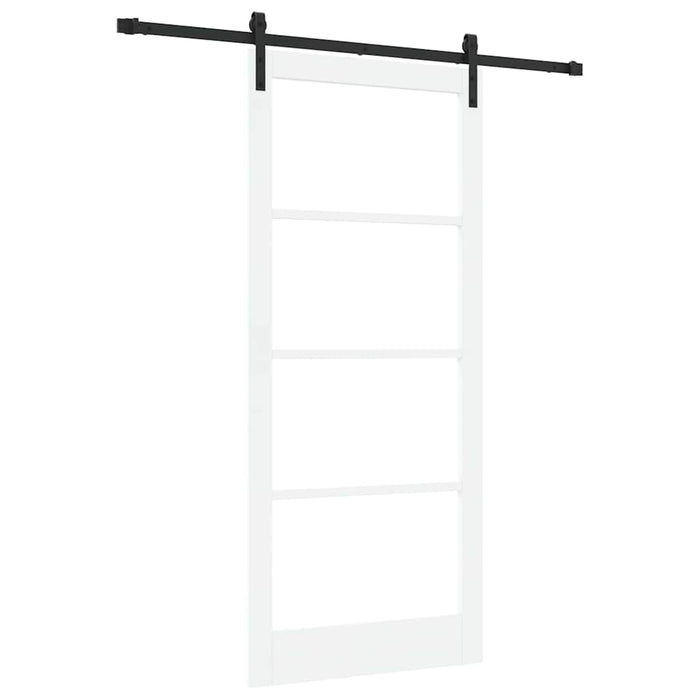 Ușă glisantă ORKDAL Alb și negru 93 x 211 cm - WALTI WALTI