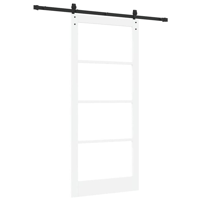 Ușă glisantă ORKDAL Alb și negru 93 x 211 cm - WALTI WALTI