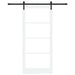Ușă glisantă ORKDAL Alb și negru 93 x 211 cm - WALTI WALTI