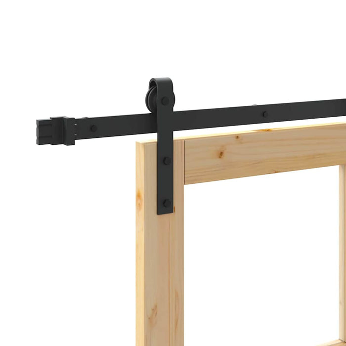 Ușă glisantă ORKDAL Natural și Negru 93 x 232 cm - WALTI WALTI