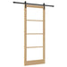 Ușă glisantă ORKDAL Natural și Negru 93 x 232 cm - WALTI WALTI