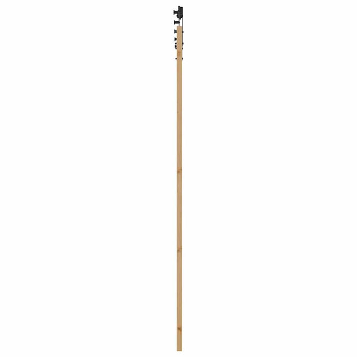 Ușă glisantă ORKDAL Natural și Negru 93 x 232 cm - WALTI WALTI