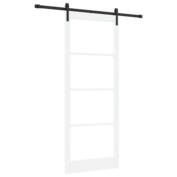 Ușă glisantă ORKDAL Alb și negru 93 x 232 cm - WALTI WALTI