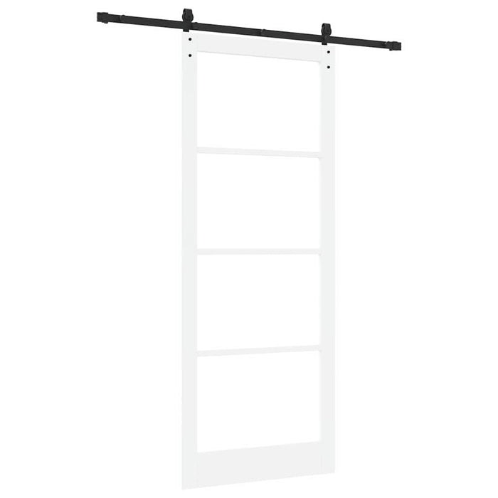 Ușă glisantă ORKDAL Alb și negru 93 x 232 cm - WALTI WALTI
