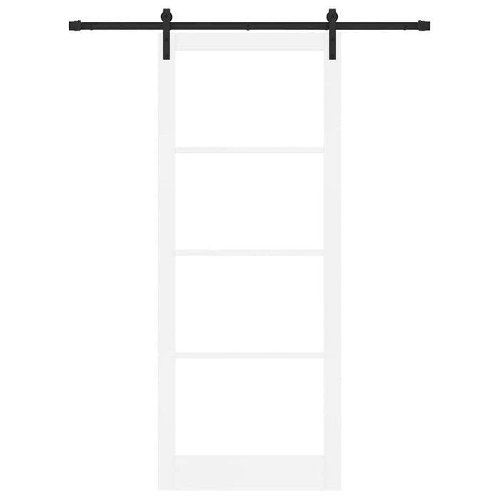 Ușă glisantă ORKDAL Alb și negru 93 x 232 cm - WALTI WALTI
