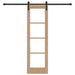 Ușă glisantă ORKDAL Natural și Negru 61 x 198,5 cm - WALTI WALTI