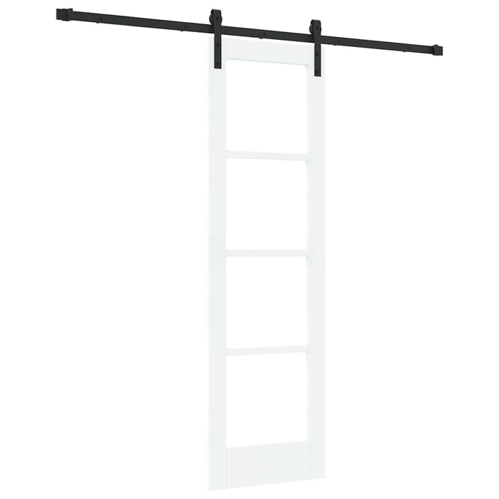 Ușă glisantă ORKDAL Alb și negru 61 x 198,5 cm - WALTI WALTI