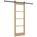 Ușă glisantă ORKDAL Natural și Negru 73,5 x 198,5 cm - WALTI WALTI
