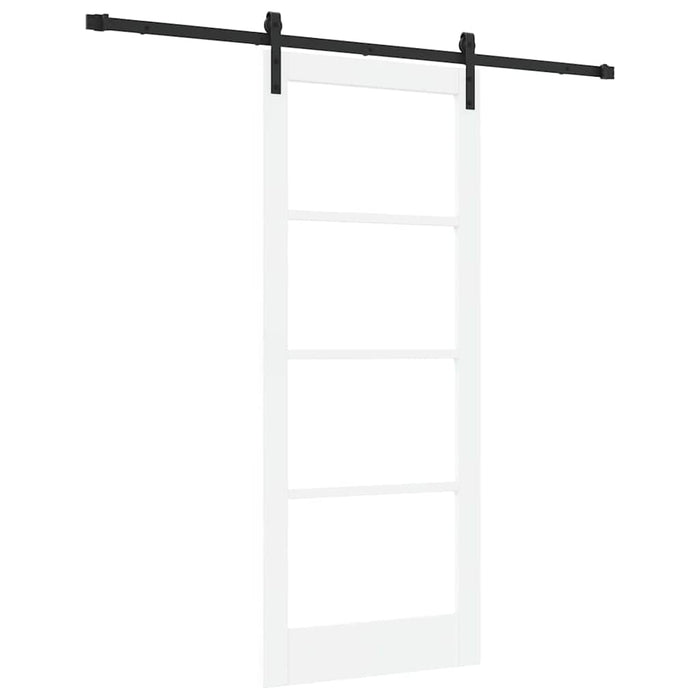 Ușă glisantă ORKDAL Alb și negru 83 x 202 cm - WALTI WALTI