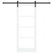 Ușă glisantă ORKDAL Alb și negru 83 x 202 cm - WALTI WALTI