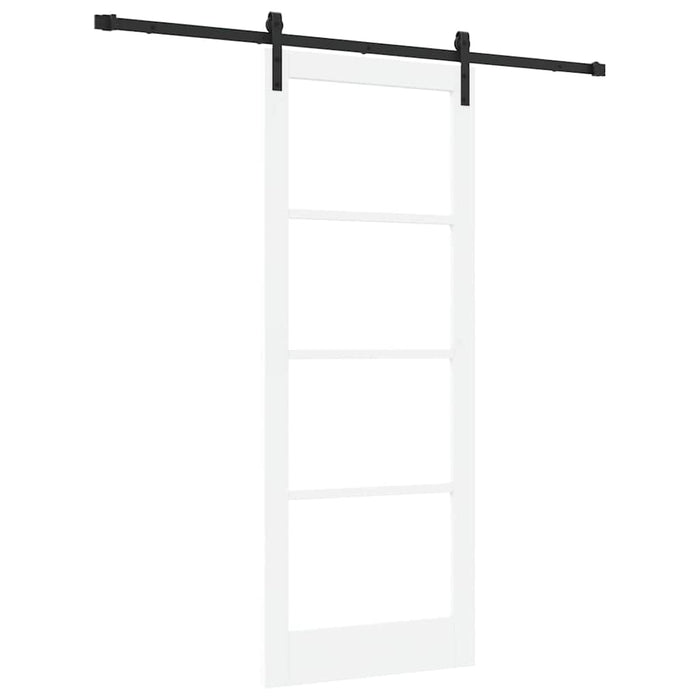 Ușă glisantă ORKDAL Alb și negru 83 x 211 cm - WALTI WALTI