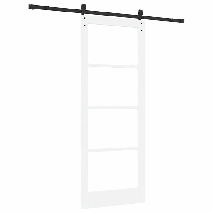 Ușă glisantă ORKDAL Alb și negru 83 x 211 cm - WALTI WALTI