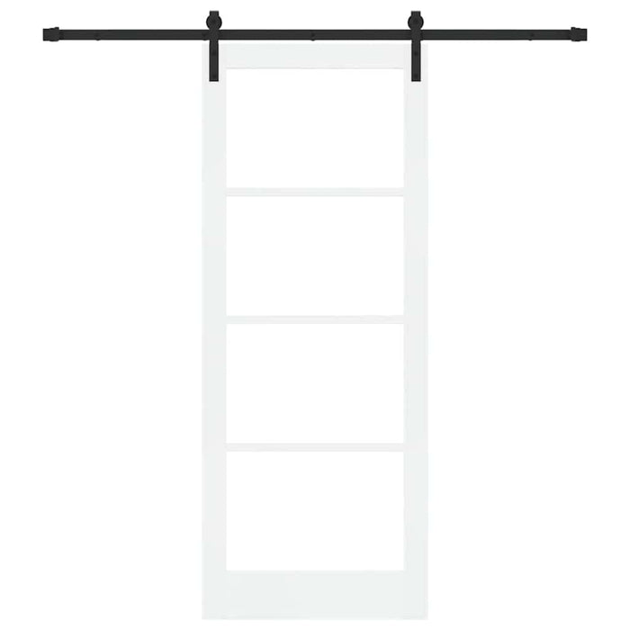 Ușă glisantă ORKDAL Alb și negru 83 x 211 cm - WALTI WALTI