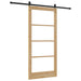 Ușă glisantă ORKDAL Natural și Negru 93 x 202 cm - WALTI WALTI