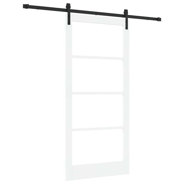 Ușă glisantă ORKDAL Alb și negru 93 x 202 cm - WALTI WALTI