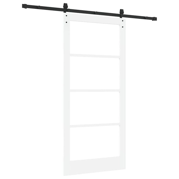 Ușă glisantă ORKDAL Alb și negru 93 x 202 cm - WALTI WALTI