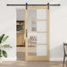 Ușă glisantă ORKDAL Natural și Negru 93 x 211 cm - WALTI WALTI