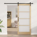 Ușă glisantă ORKDAL Natural și Negru 93 x 211 cm - WALTI WALTI