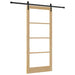 Ușă glisantă ORKDAL Natural și Negru 93 x 211 cm - WALTI WALTI