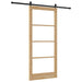 Ușă glisantă ORKDAL Natural și Negru 93 x 211 cm - WALTI WALTI