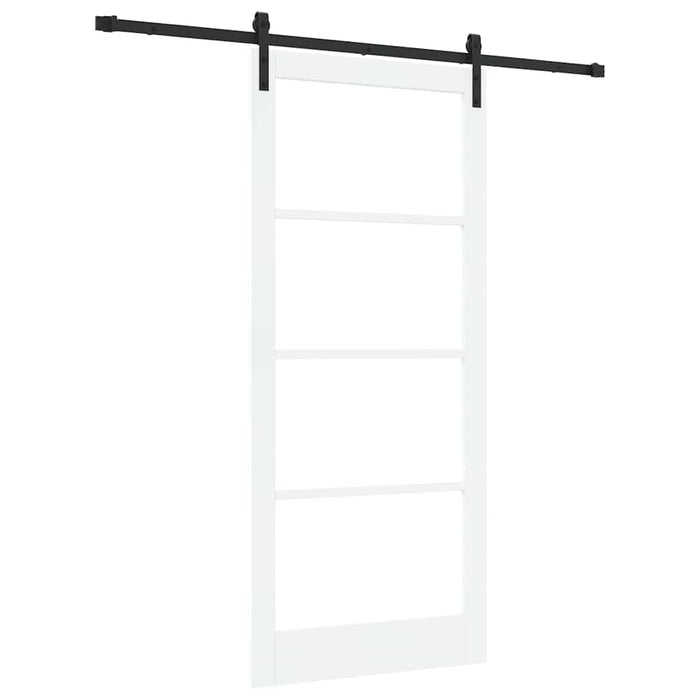 Ușă glisantă ORKDAL Alb și negru 93 x 211 cm - WALTI WALTI