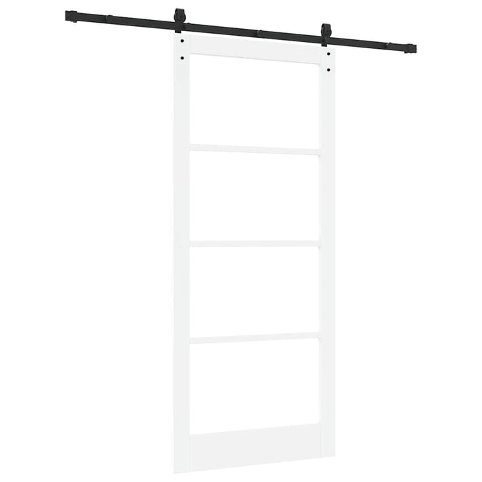 Ușă glisantă ORKDAL Alb și negru 93 x 211 cm - WALTI WALTI