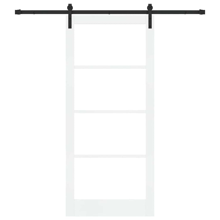 Ușă glisantă ORKDAL Alb și negru 93 x 211 cm - WALTI WALTI