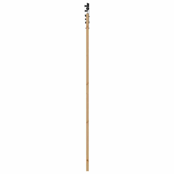 Ușă glisantă ORKDAL Natural și Negru 93 x 232 cm - WALTI WALTI