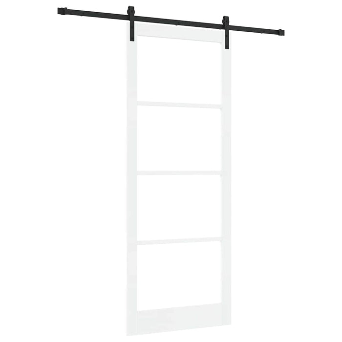Ușă glisantă ORKDAL Alb și negru 93 x 232 cm - WALTI WALTI