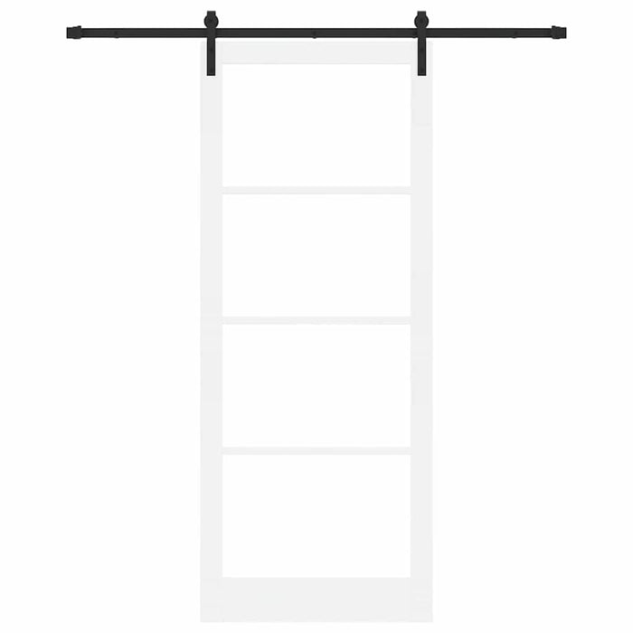 Ușă glisantă ORKDAL Alb și negru 93 x 232 cm - WALTI WALTI
