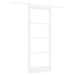 Ușă glisantă ORKDAL Alb 83 x 202 cm Lemn masiv de pin și sticlă - WALTI WALTI