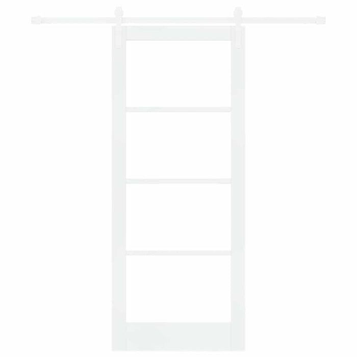 Ușă glisantă ORKDAL Alb 83 x 202 cm Lemn masiv de pin și sticlă - WALTI WALTI