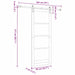 Ușă glisantă ORKDAL Alb 83 x 211 cm Lemn masiv de pin și sticlă - WALTI WALTI