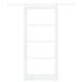 Ușă glisantă ORKDAL Alb 93 x 202 cm Lemn masiv de pin și sticlă - WALTI WALTI