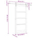 Ușă glisantă ORKDAL Alb 93 x 202 cm Lemn masiv de pin și sticlă - WALTI WALTI