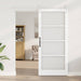 Ușă glisantă ORKDAL Alb 93 x 211 cm Lemn masiv de pin și sticlă - WALTI WALTI