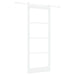 Ușă glisantă ORKDAL Alb 93 x 232 cm Lemn masiv de pin și sticlă - WALTI WALTI