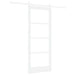 Ușă glisantă ORKDAL Alb 83 x 202 cm Lemn masiv de pin și sticlă - WALTI WALTI
