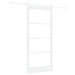 Ușă glisantă ORKDAL Alb 93 x 202 cm Lemn masiv de pin și sticlă - WALTI WALTI