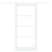 Ușă glisantă ORKDAL Alb 93 x 202 cm Lemn masiv de pin și sticlă - WALTI WALTI