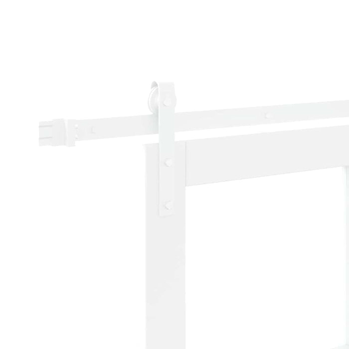 Ușă glisantă ORKDAL Alb 93 x 232 cm Lemn masiv de pin și sticlă - WALTI WALTI