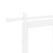 Ușă glisantă ORKDAL Alb 93 x 232 cm Lemn masiv de pin și sticlă - WALTI WALTI