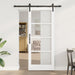 Ușă glisantă ORKDAL Alb 83 x 202 cm Lemn masiv de pin și sticlă - WALTI WALTI